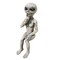 Kitcheniva Outer Space Alien Statue Martians Garden Figurine Decor
